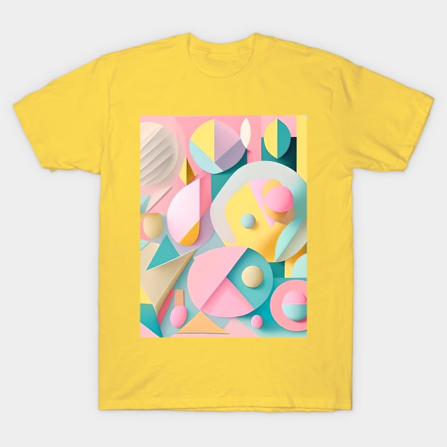 Abstract in pastel colors. 1. T-Shirt by Evgeniya